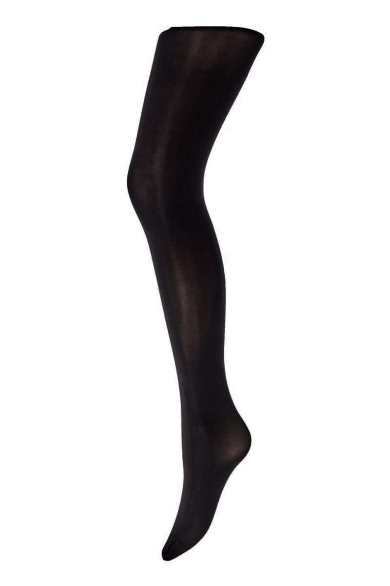 INGRID Strumpbyxa i återvunnen mikrofiber, Black