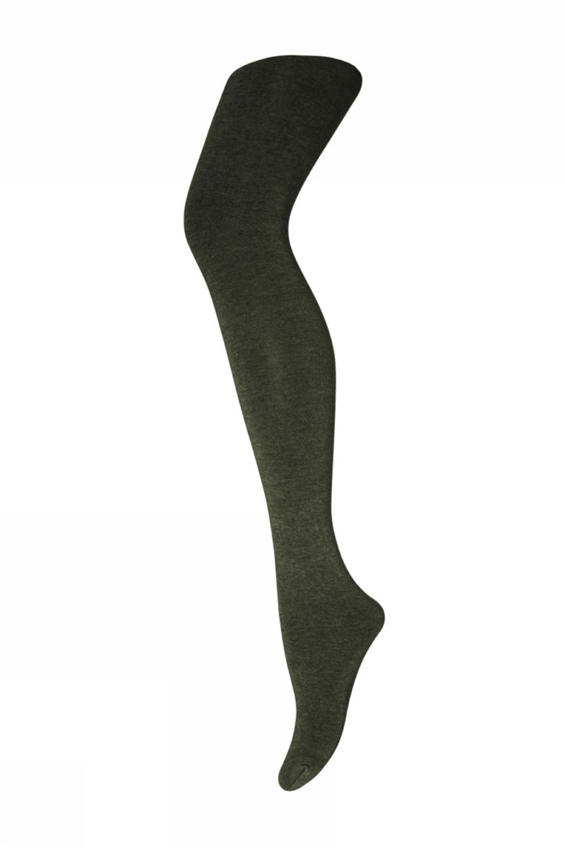 LOVE YOU Strumpbyxa med 8% kashmir, Olive Melange
