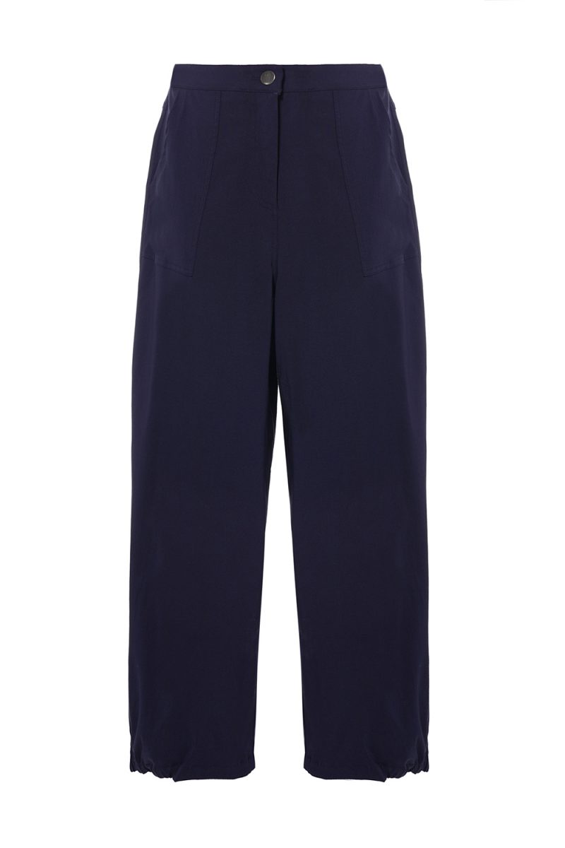 gCLARA Byxor i viskosstretch, Navy