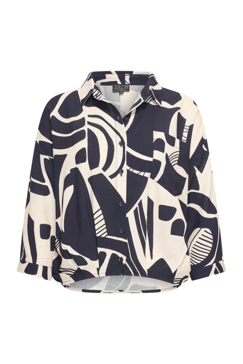 Blus i viskos, Pattern Navy